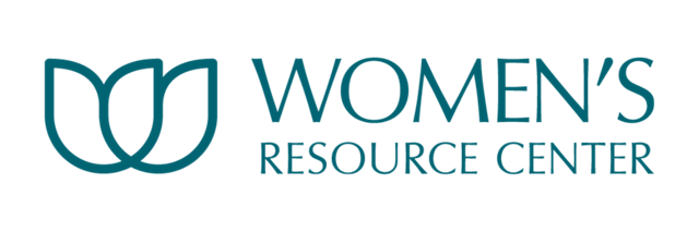 Lotus Flower icon, text reads Women's Resource Center